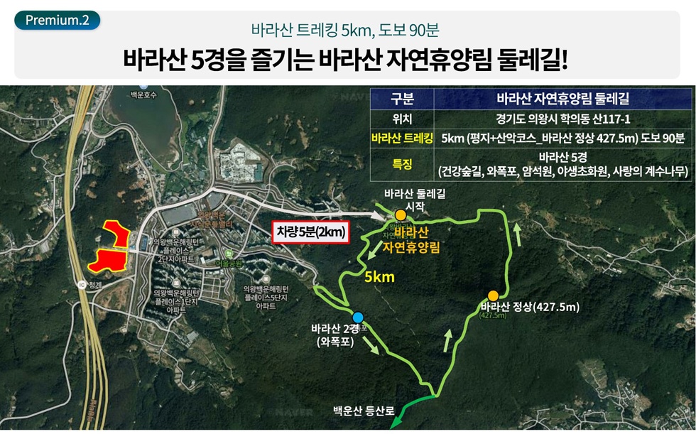 백운호수 위 숲속 리조트 같은 집 - 백운푸르지오
